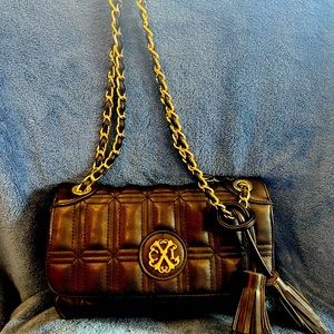 Christian Lacroix quilted convertible crossbody to shoulder bag